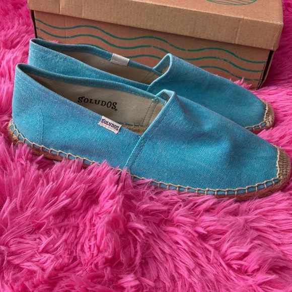 Soludos Dali Sea Blue espadrilles size 10 - Picture 3 of 10